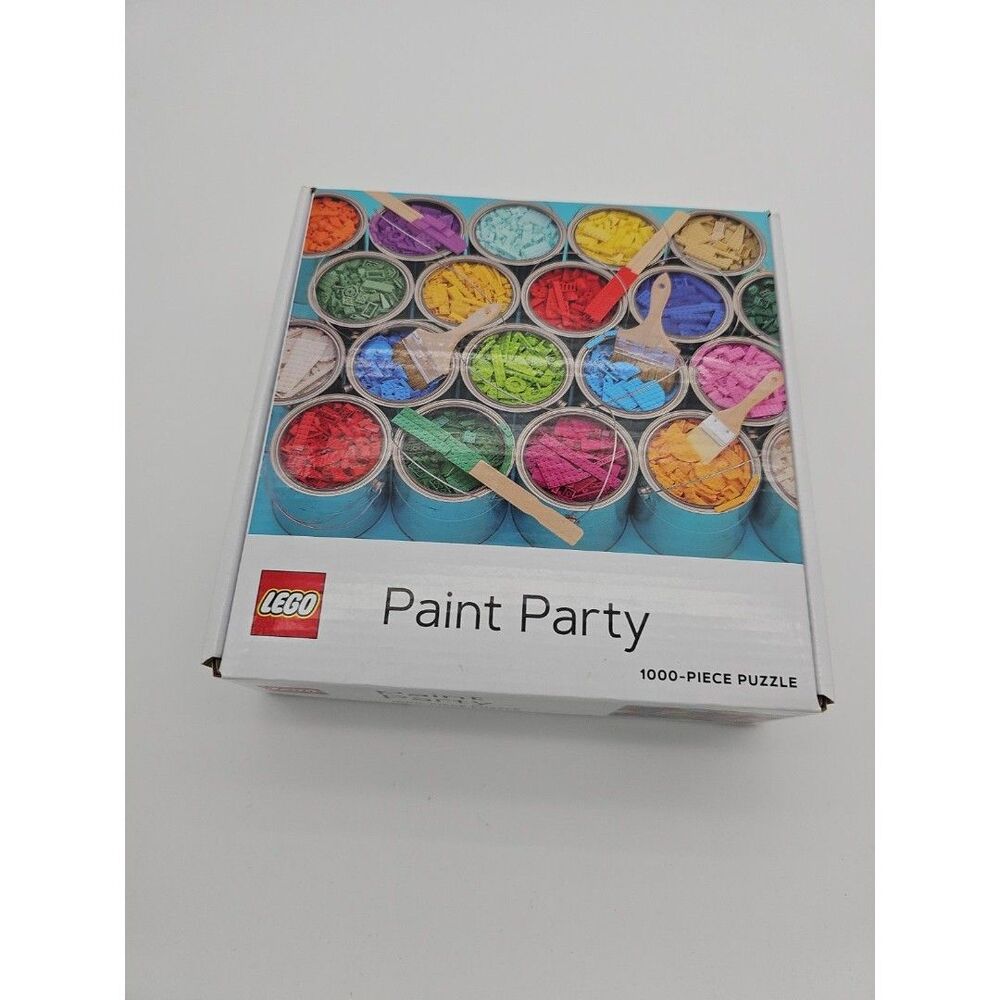 LEGO Paint Party 1000 Piece Puzzle New Sealed Age 9+